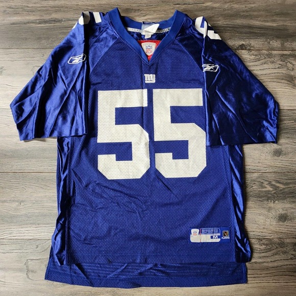 Reebok Other - New York Giants Jersey Mens Medium Blue 55 Lavar Arrington NFL Football Reebok